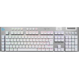 Безжична геймърска механична клавиатура Logitech G915X White Lightspeed - GL Tactile Switch
