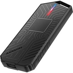 AXAGON EEM2-GAM - External USB-C 10Gbps metal box for M.2 NVMe & SATA SSD