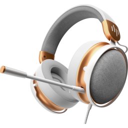 Геймърски слушалки Dark Project Sono Wired - White/Gold