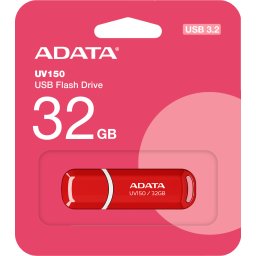 Флаш памет ADATA UV150 RED 32GB