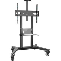 ONKRON Mobile TV stand for 55"-90" up to 75 kg, black