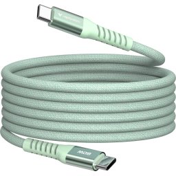 Кабел Verbatim Sync & Charge USB-C to USB-C 60W Magnetic 120 cm - Green
