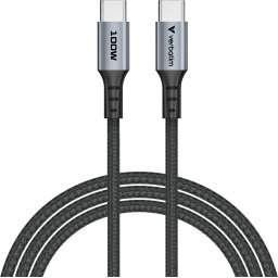 Кабел Verbatim Sync & Charge USB C to USB C 100W 120 cm