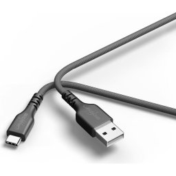 HAMA uRage Кабел USB uFlex, USB-A - USB-C, 2.20 m, черен