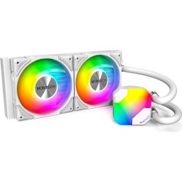 Montech водно охлаждане Hyper Flow ARGB 240, CPU Liquid Cooler, White
