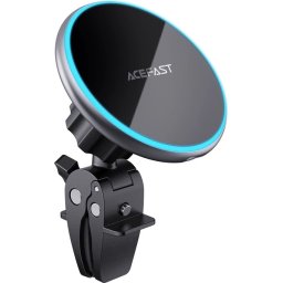 Acefast Стойка за телефон за кола Car phone holder - for Air vent, Wireless Magnetic Wireless Charging - D3 - Silver