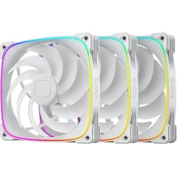 Geometric Future Комплект вентилатори Fan Pack 3-in-1 140 mm - Squama 2503W-14 White