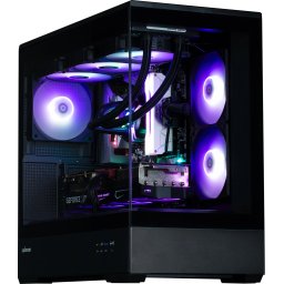Zalman кутия Case mATX - P30 Black - aRGB, Tempered Glass