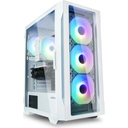 Zalman кутия Case ATX - I3 NEO TG White - aRGB, Tempered Glass