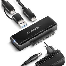 AXAGON ADSA-FPX - USB-C adapter for fast connection of SATA SSD/HDD