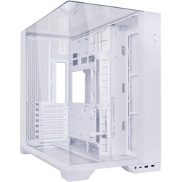 Кутия Lian Li O11 Vision Compact Mid-Tower, Tempered Glass, Бяло