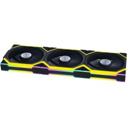 Вентилатори 3бр Lian Li UNI FAN SL Wireless ARGB PWM Reverse Blade - 120 mm Черен + Контролер
