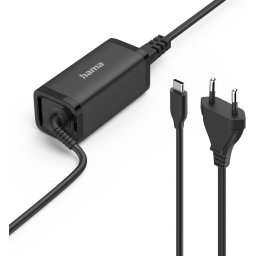 HAMA Зарядно за лаптоп USB-C PD, GaN, 5-20V/45 W