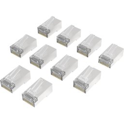 HAMA Накрайник RJ45, CAT 6a, 10 Gbit/s, екраниран, 10 бр.