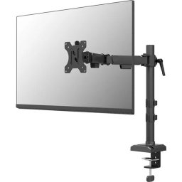 Стойка Neomounts Nero Single Flat Screen Desk Mount (phone holder+Quick-fix clamp/grommet)