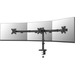 Стойка Neomounts Nero Triple Flat Screen Desk Mount (phone holder+Quick-fix clamp/grommet)