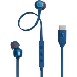 Слушалки JBL T310C BLU USB-C In-ear headphones