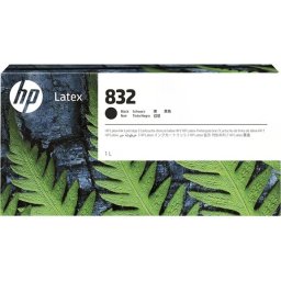 HP 832 1L Black Latex Ink Cartridge