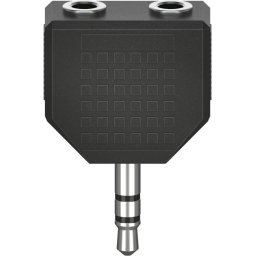 HАМА Аудио адаптер, 3.5 mm жак - 2 x 3.5 mm жак женско, стерео