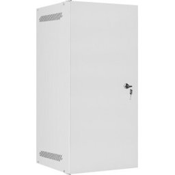 Комуникационен шкаф Lanberg rack cabinet 10" wall-mount 12U/280x310 for self-assembly with metal door grey (flat pack)