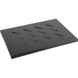 Аксесоар Lanberg 19" fixed shelf 1U / 500x280mm, max load capacity up to 20kg, black