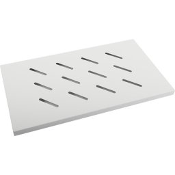 Аксесоар Lanberg 19" fixed shelf 1U / 500x280mm, max load capacity up to 20kg, grey