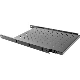Аксесоар Lanberg 19" sliding shelf 1U / 465x750mm, max load capacity up to 15kg, black