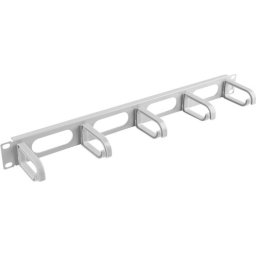 Аксесоар Lanberg 19" cable management AK-1205-S panel 5 rings - type b 1U, grey
