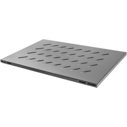 Аксесоар Lanberg 19" fixed shelf for open rack 800mm 1U/480.5x580mm max load capacity up to 120kg black