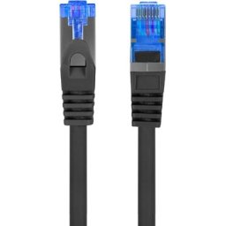 Кабел Lanberg patchcord CAT.6a s/ftp lszh cca 1.5m black fluke passed