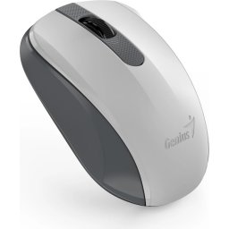 Genius безжина безшумна мишка Wireless Silent Mouse - NX-8008S White+Gray - Silent
