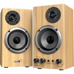 Тонколони Genius SP-HF520BT - 20W RMS, Bluetooth, Pine Wood
