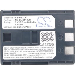Батерия за фотоапарат /камера CANON NB2LH LiIon 7.4V 600mAh Cameron Sino