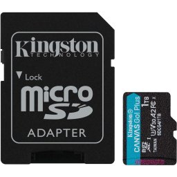 Карта памет Kingston Canvas Go! Plus microSDXC 1TB A2 U3 V30 + SD адаптер