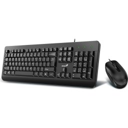 Комплект Клавиатура и Мишка Genius KM-160 Black