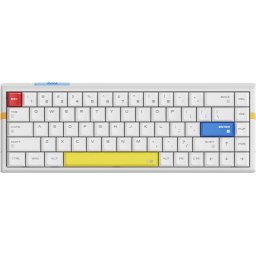 ATK професионална геймърска механична клавиатура RS6 Ultra - TTC RGB Magneto Switches - White Shadow