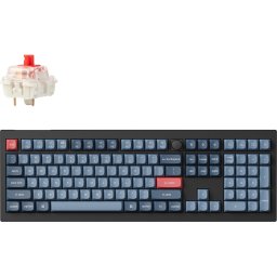 Механична клавиатура Keychron V6 MAX QMK Carbon Black - Wireless, Full-Size