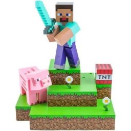 Лампа Paladone: Minecraft - Steve Diorama Light, PP9463MCF