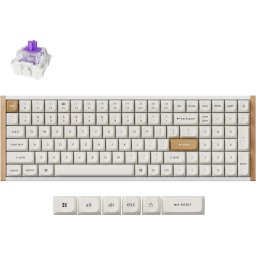 Геймърска механична клавиатура Keychron K4 HE Special Edition White - Wireless, Full Size