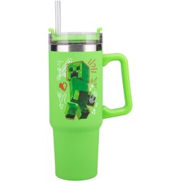 Чаша Paladone: Minecraft - Green 900ml Multiway Travel Cup Stra, PP14600MCF