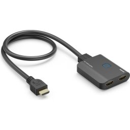 HAMA Сплитер 4K HDMI мъжко - 2 x HDMI женско, черен