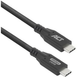 ACT Кабел USB-C - USB-C, 0.5 м / USB4, 20Gbps, 240W