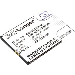 Батерия за мобилен телефон EMPORIA Smart 3 Mini, Smart 4 AK-S3M-BC LiPo 3,8V 2500mAh CAMERON SINO