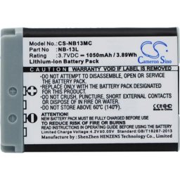 Батерия за фотоапарат / камера CANON NB13MC NB13L 3,7V 1050 mAh LiIon Cameron Sino