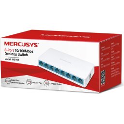 Суич MERCUSYS MS108 - 8x портов 100Mbps