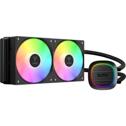 Водно охлаждане Gamdias AURA GL240 v2 - aRGB 240mm