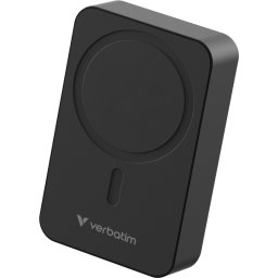 Външна батерия Verbatim Charge 'n' Go Essentials Power Bank Magnetic Wireless 20000mAh Black