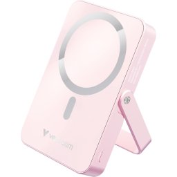 Външна батерия Verbatim Charge 'n' Go Power Bank with Stand Magnetic Wireless 10000mAh Pink