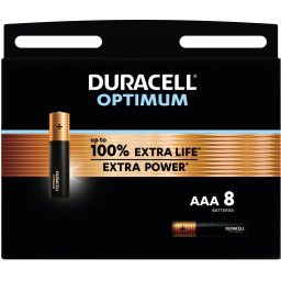 Алкална батерия DURACELL OPTIMUM MX2400 LR03 AAA /8 бр. в блистер/ 1.5V
