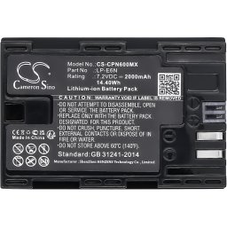 Батерия за фотоапарат CANON EOS 5D, EOS 60D LiIon 7.2V 2000mAh Cameron Sino